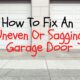 OPM How To Fix An Uneven Or Sagging Garage Door