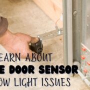 Learn About Garage Door Sensor Yellow Light Issues