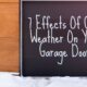 7 Effects Of Cold Weather On Your Garage Door